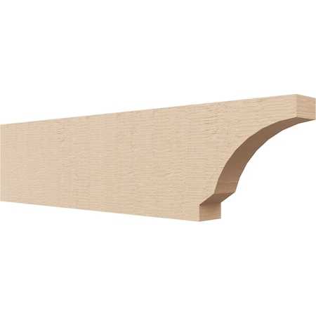 Ekena Millwork 2in. W x 6in. H x 24in. L Moab Woodgrain TimberThane Rafter Tail, Primed Tan RFTUR02X06X24MOARCPR